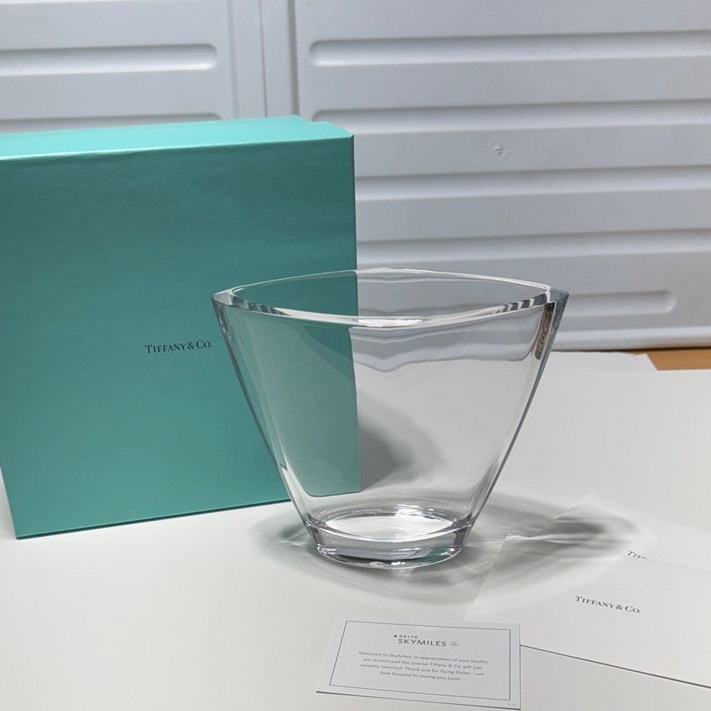 Tiffany & Co. Crystal Clear Vase